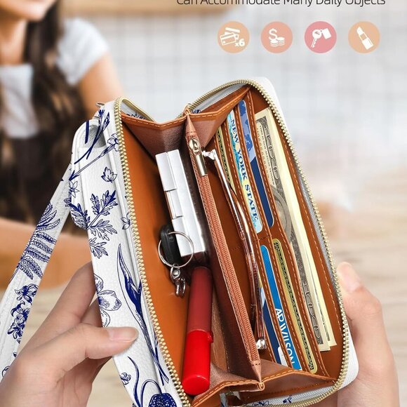 Cute Crossbody Purse Cell Phone Bags for Women - Leather Cellphone Wallet Purse - Picture 4 of 6